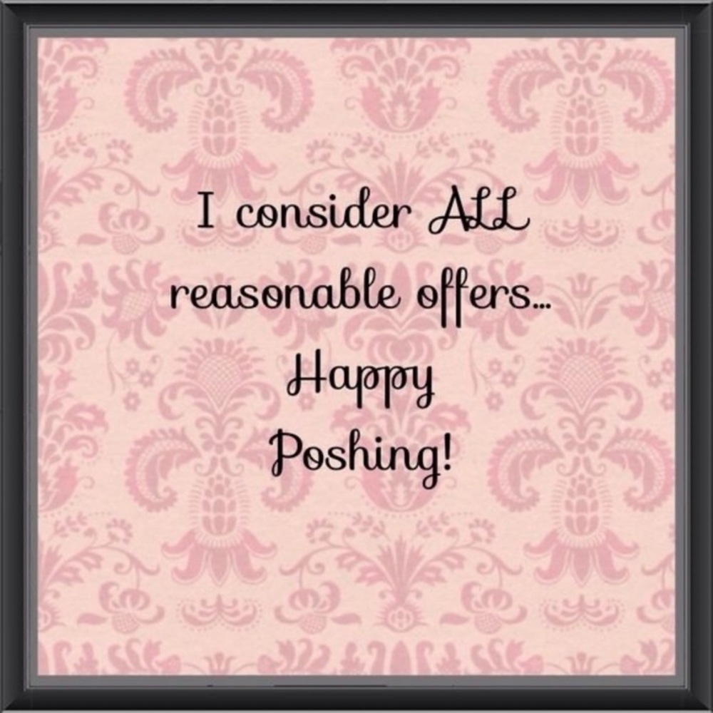 I consider all reasonable offers. Happy shopping!